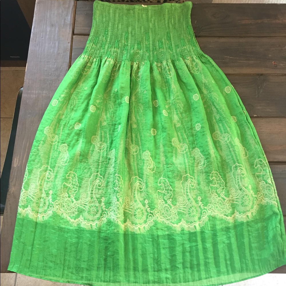 NWOT Lapis Strapless Dress